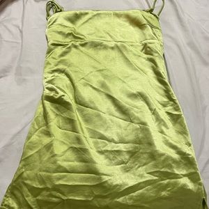 Mini silk dress